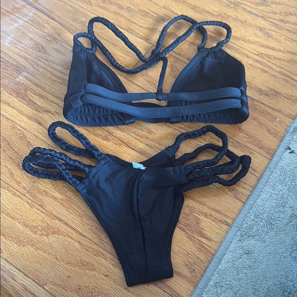 Montce Black Strappy Bikini Set - Picture 2 of 3